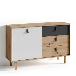 Wohnen Sideboards<120x77x37 Skandi Kommode modern - Grascon
