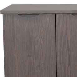 Wohnen Sideboards<150x85x40 Skandi Sideboard in Eiche Dunkelbraun - Lomarios