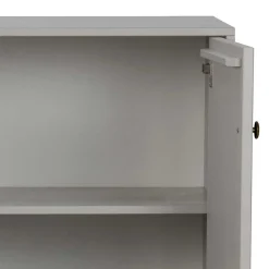 Wohnen Sideboards<160x78x46 Skandi Sideboard 4-türig in Grau - Huvina