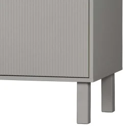 Wohnen Sideboards<160x78x46 Skandi Sideboard 4-türig in Grau - Huvina