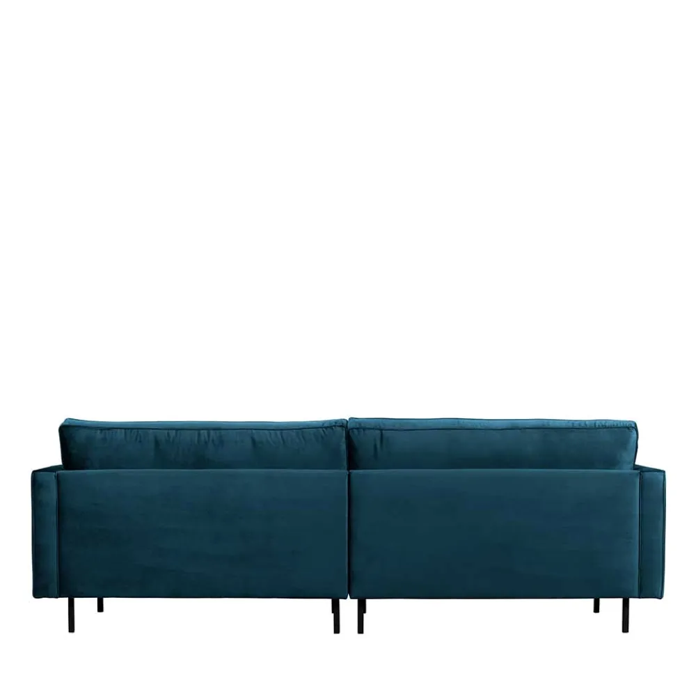 Wohnen Sofas<275x83x88 Sofa mit blauem Bezug aus Samt - Cumagon