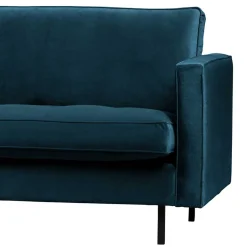 Wohnen Sofas<275x83x88 Sofa mit blauem Bezug aus Samt - Cumagon