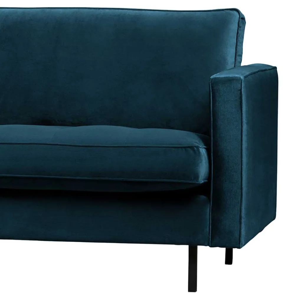 Wohnen Sofas<275x83x88 Sofa mit blauem Bezug aus Samt - Cumagon