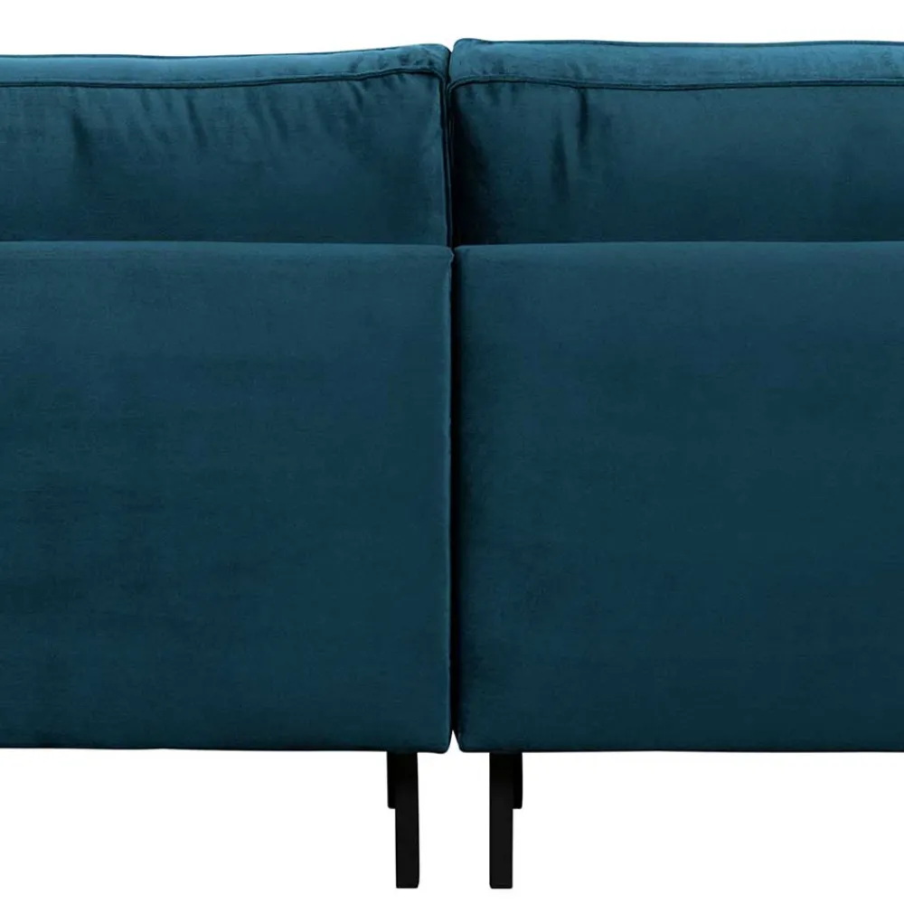 Wohnen Sofas<275x83x88 Sofa mit blauem Bezug aus Samt - Cumagon