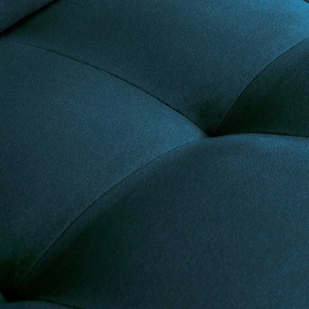 Wohnen Sofas<275x83x88 Sofa mit blauem Bezug aus Samt - Cumagon