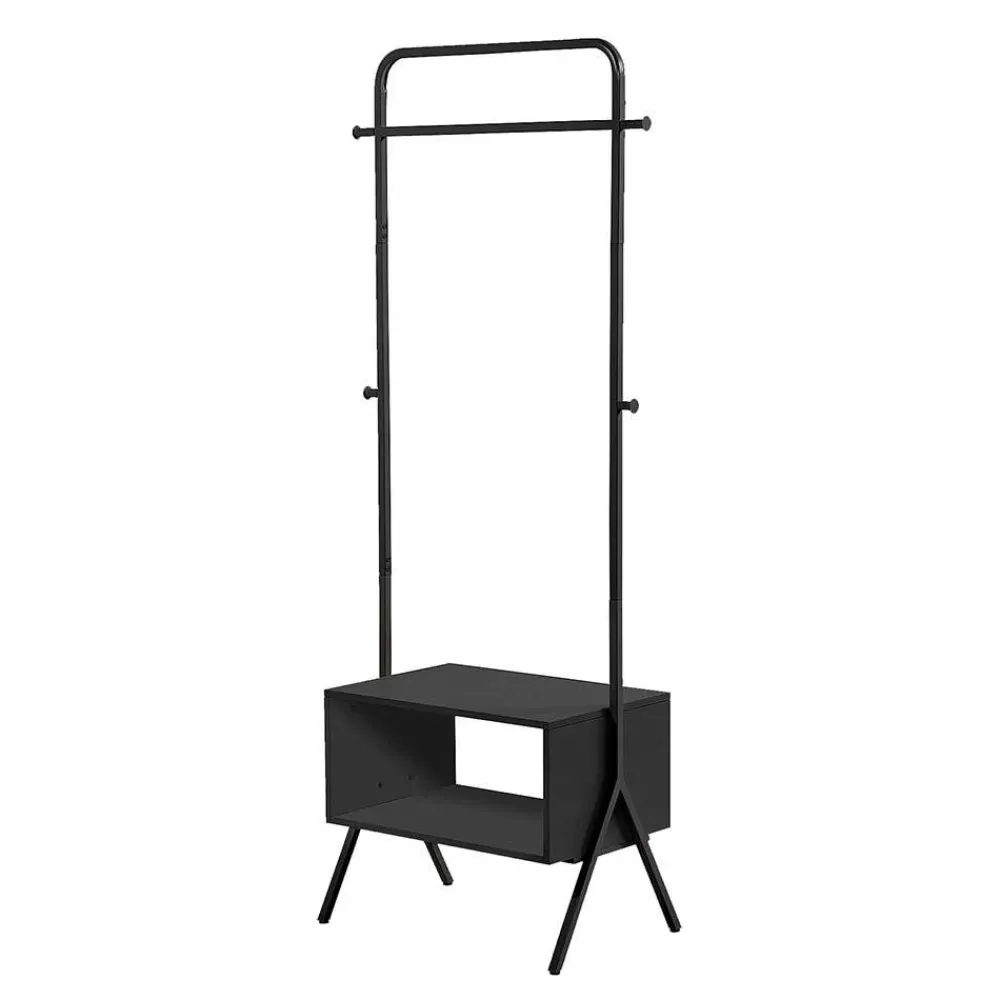 Wohnen Garderoben<74x180x42 Standgarderobe mit Schuhablage - Bados