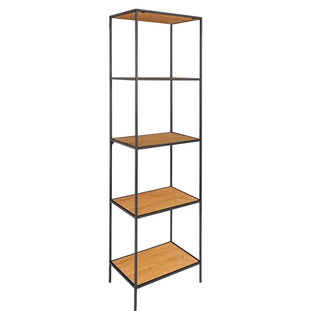 Wohnen Regale<51x170x36 Standregal ohne Rückwand in Eiche Optik - Tablon