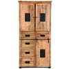 Wohnen Vitrinen<90x180x40 Stauraum Schrank im Industrial Style - Eswan
