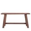 Wohnen Sitzbank<90x45x25 Teakholz Bank naturbelassen - Verdena
