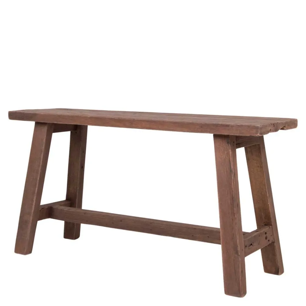 Wohnen Sitzbank<90x45x25 Teakholz Bank naturbelassen - Verdena