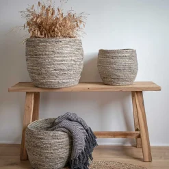 Wohnen Sitzbank<90x45x25 Teakholz Bank naturbelassen - Verdena