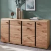 Wohnen Sideboards<170x86x42 Teilmassives Sideboard mit Metallgriffen - Latenda