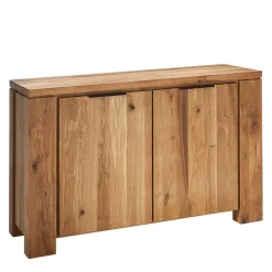 Wohnen Sideboards<130x8x45 Türen-Kommode aus geölter Wildeiche - Sympatia