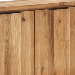 Wohnen Sideboards<130x8x45 Türen-Kommode aus geölter Wildeiche - Sympatia