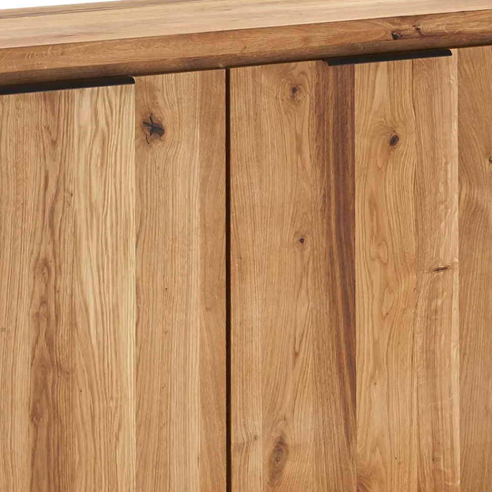 Wohnen Sideboards<130x8x45 Türen-Kommode aus geölter Wildeiche - Sympatia