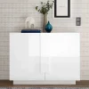 Wohnen Sideboards<121x90x44 2-türige Kommode auf Sockel - Kerym