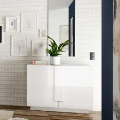 Wohnen Sideboards<121x90x44 2-türige Kommode auf Sockel - Kerym