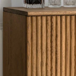 Wohnen Sideboards<120x75x40 2-türige Kommode in Braun geölt - Maggiore