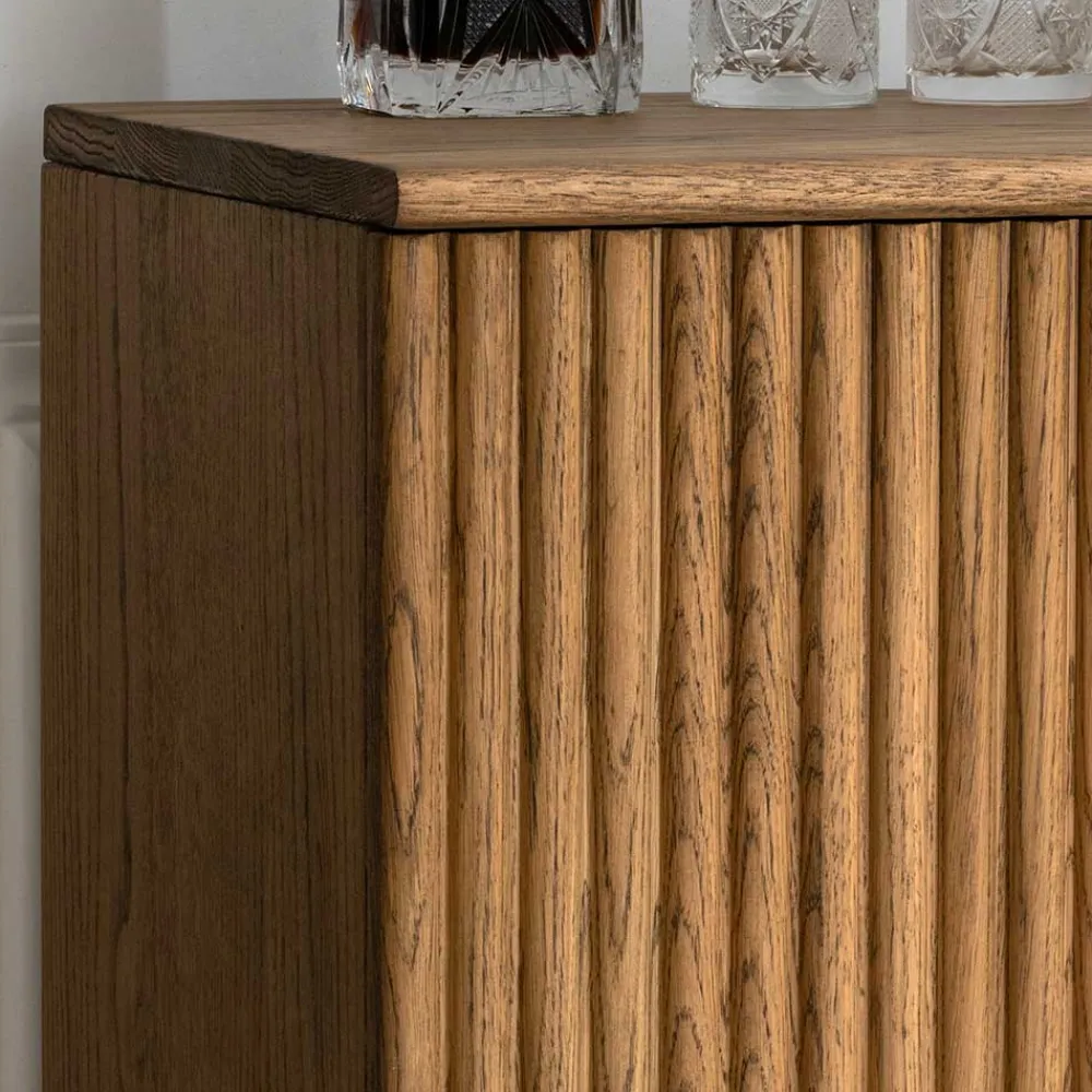 Wohnen Sideboards<120x75x40 2-türige Kommode in Braun geölt - Maggiore