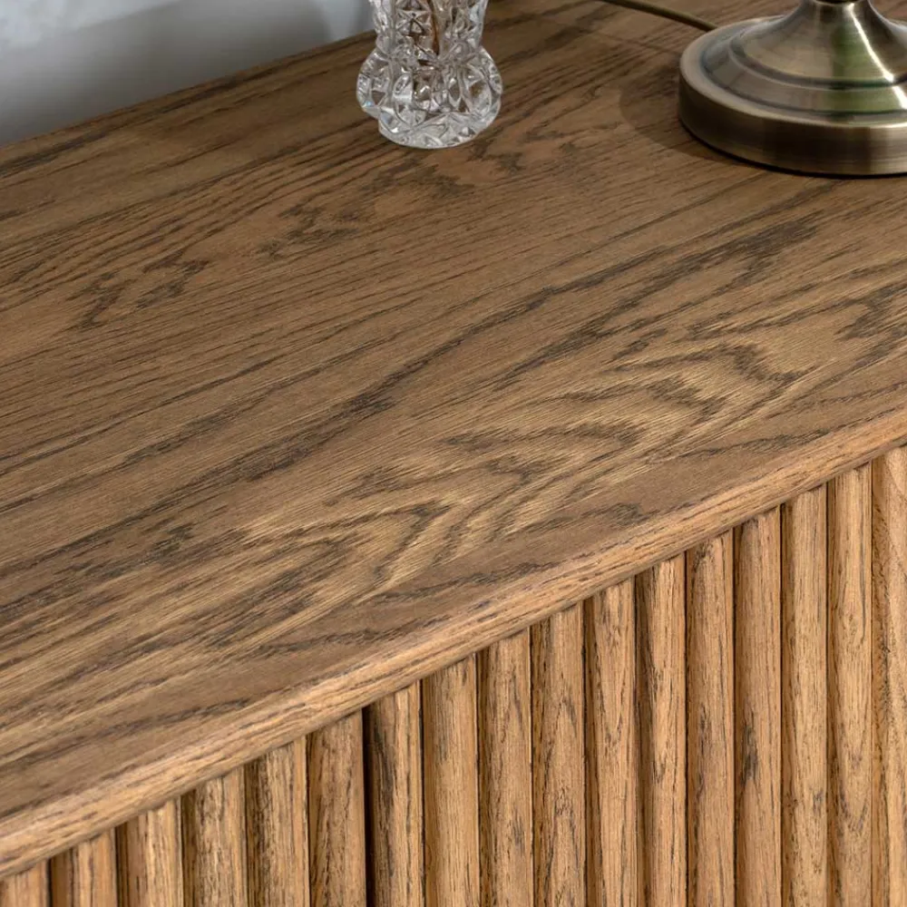 Wohnen Sideboards<120x75x40 2-türige Kommode in Braun geölt - Maggiore