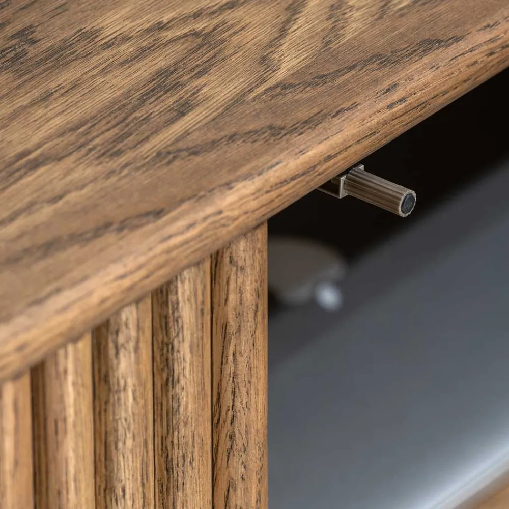 Wohnen Sideboards<120x75x40 2-türige Kommode in Braun geölt - Maggiore