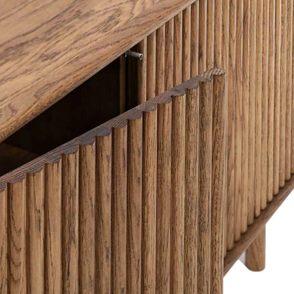 Wohnen Sideboards<120x75x40 2-türige Kommode in Braun geölt - Maggiore