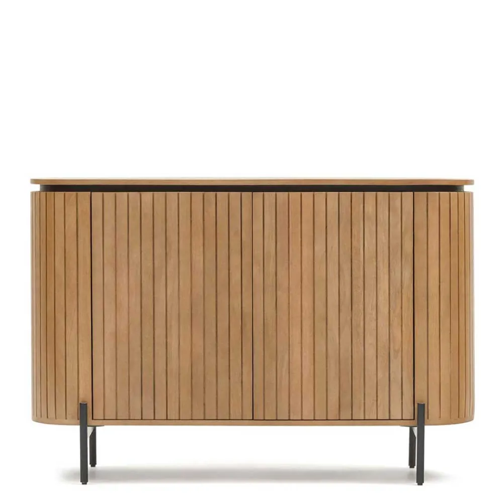 Wohnen Sideboards<120x80x45 2-türige Kommode in ovaler Form - Ilvenda