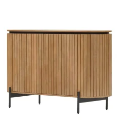 Wohnen Sideboards<120x80x45 2-türige Kommode in ovaler Form - Ilvenda