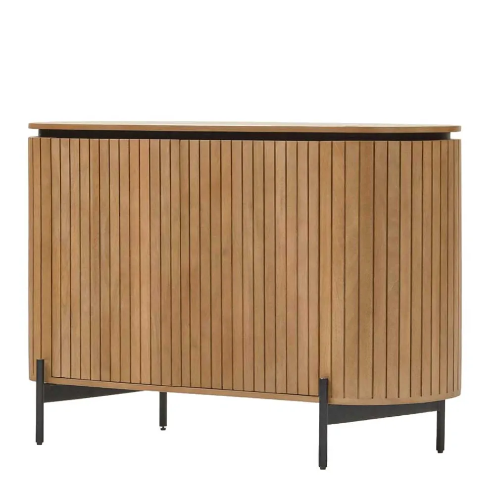 Wohnen Sideboards<120x80x45 2-türige Kommode in ovaler Form - Ilvenda