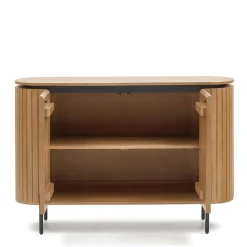 Wohnen Sideboards<120x80x45 2-türige Kommode in ovaler Form - Ilvenda