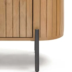 Wohnen Sideboards<120x80x45 2-türige Kommode in ovaler Form - Ilvenda