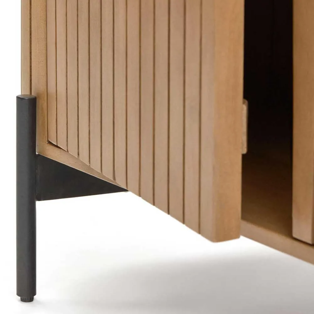 Wohnen Sideboards<120x80x45 2-türige Kommode in ovaler Form - Ilvenda