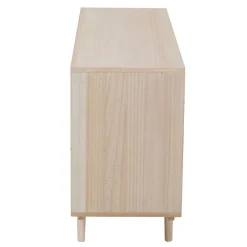 Wohnen Tv & Hifi-Möbel|Lowboards<100x65x36 2-türige Kommode mit drei offenen Fächern - Oncinasa