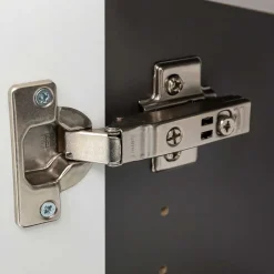Wohnen Schränke<40x135x35 2-türiger Badschrank in Dunkelgrau - Agiruan