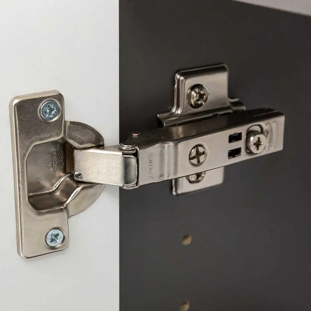 Wohnen Schränke<40x135x35 2-türiger Badschrank in Dunkelgrau - Agiruan