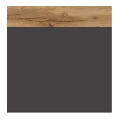 Wohnen Schränke<40x135x35 2-türiger Badschrank in Dunkelgrau - Agiruan