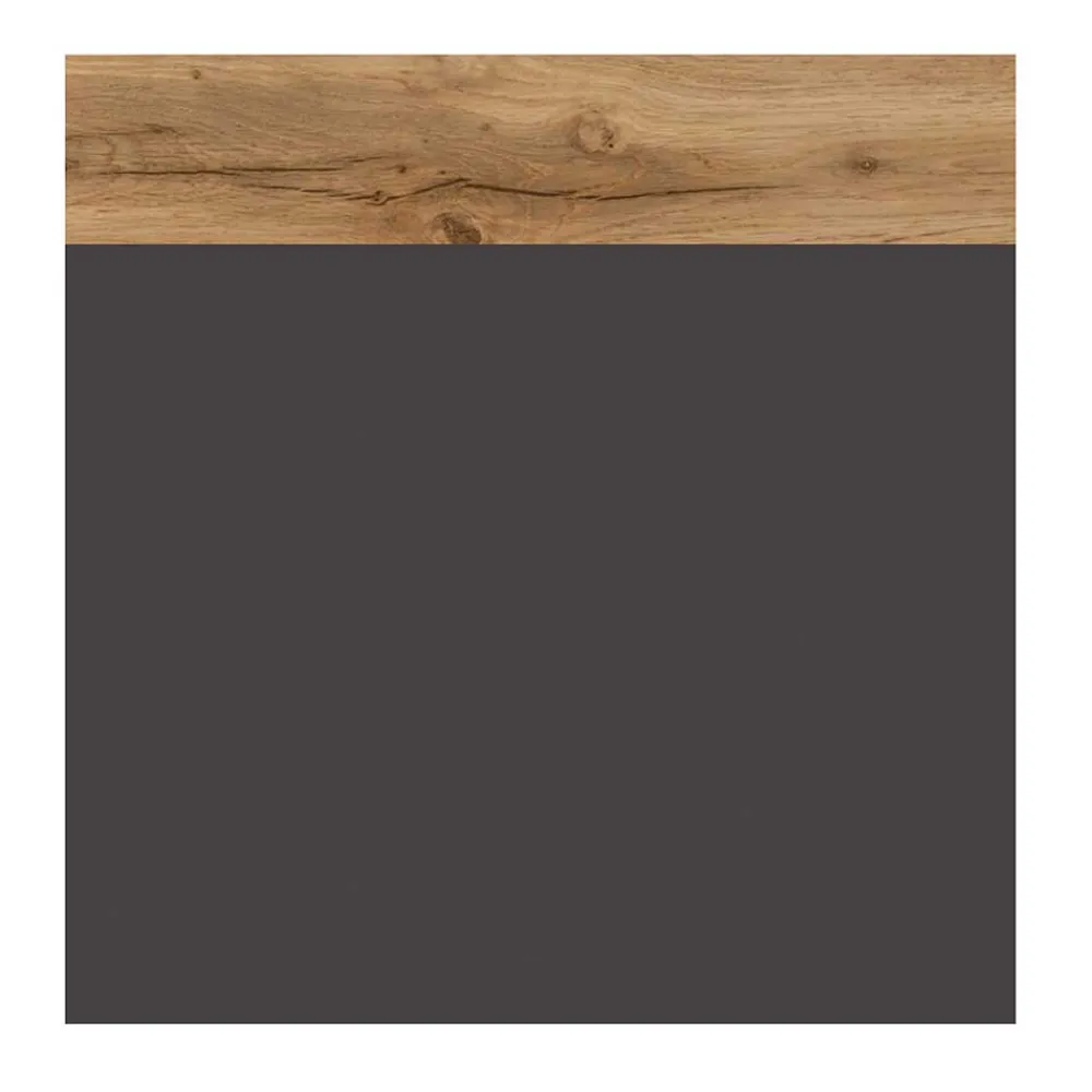 Wohnen Schränke<40x135x35 2-türiger Badschrank in Dunkelgrau - Agiruan