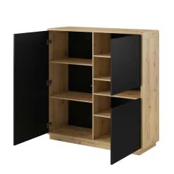 Wohnen Highboards<122x126x40 2-türiges Highboard mit Fach - Ilunas
