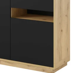 Wohnen Highboards<122x126x40 2-türiges Highboard mit Fach - Ilunas