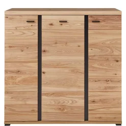 Wohnen Highboards<123x121x42 3-türiges Highboard teilmassiv - Latenda