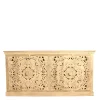Wohnen Sideboards<180x90x45 4-türiges Sideboard im Ethno Stil - Runiasa