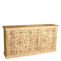 Wohnen Sideboards<180x90x45 4-türiges Sideboard im Ethno Stil - Runiasa