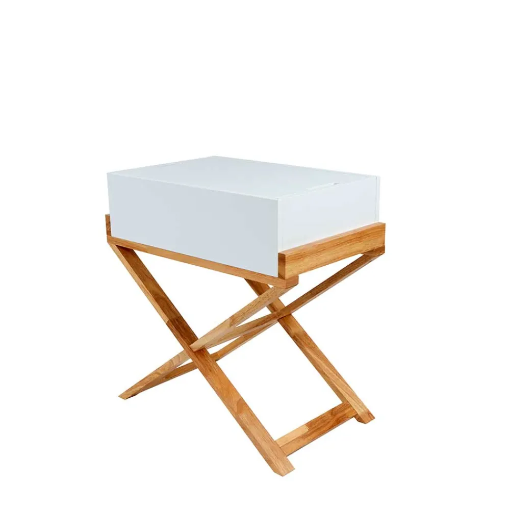 Wohnen Kommoden<56x58x34 Truhe Kommode mit Klappe - Esmail
