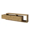 Wohnen Tv & Hifi-Möbel|Lowboards<219x53x45 TV Bank mit einer Schublade & Fächern - Nadal