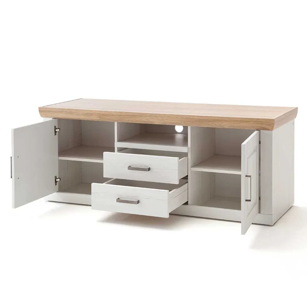 Wohnen Tv & Hifi-Möbel|Lowboards<158x63x52 TV Board im Country Style - Samula