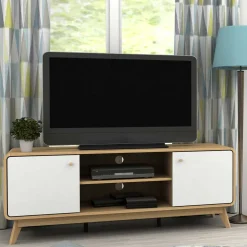 Wohnen Tv & Hifi-Möbel|Lowboards<140x53x39 TV Board im Skandinavischen Stil - Jendren