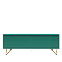 Wohnen Tv & Hifi-Möbel|Lowboards<120x45x40 TV Board in Grün lackiert - Ricriava