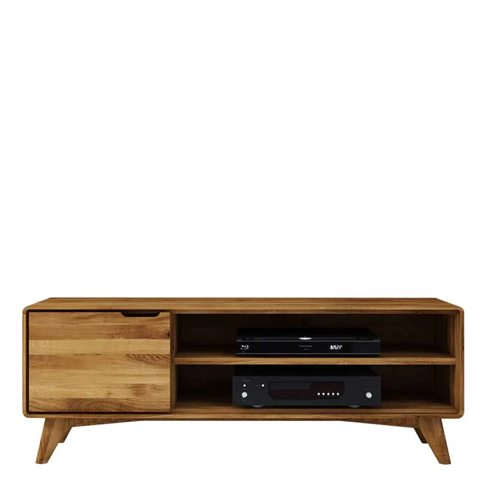 Wohnen Tv & Hifi-Möbel|Lowboards<134x48x40 TV Element aus geölter Wildeiche - Eavy