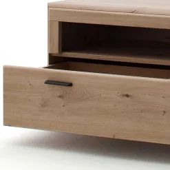 Wohnen Tv & Hifi-Möbel|Lowboards<179x50x51 TV Element in Eichefarben & Grau - Larinca