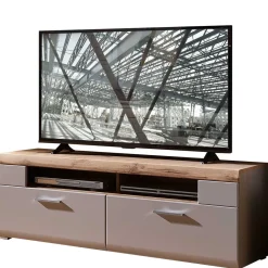 Wohnen Tv & Hifi-Möbel|Lowboards<140x51x47 TV Element in Grau & Eiche - Fraguca
